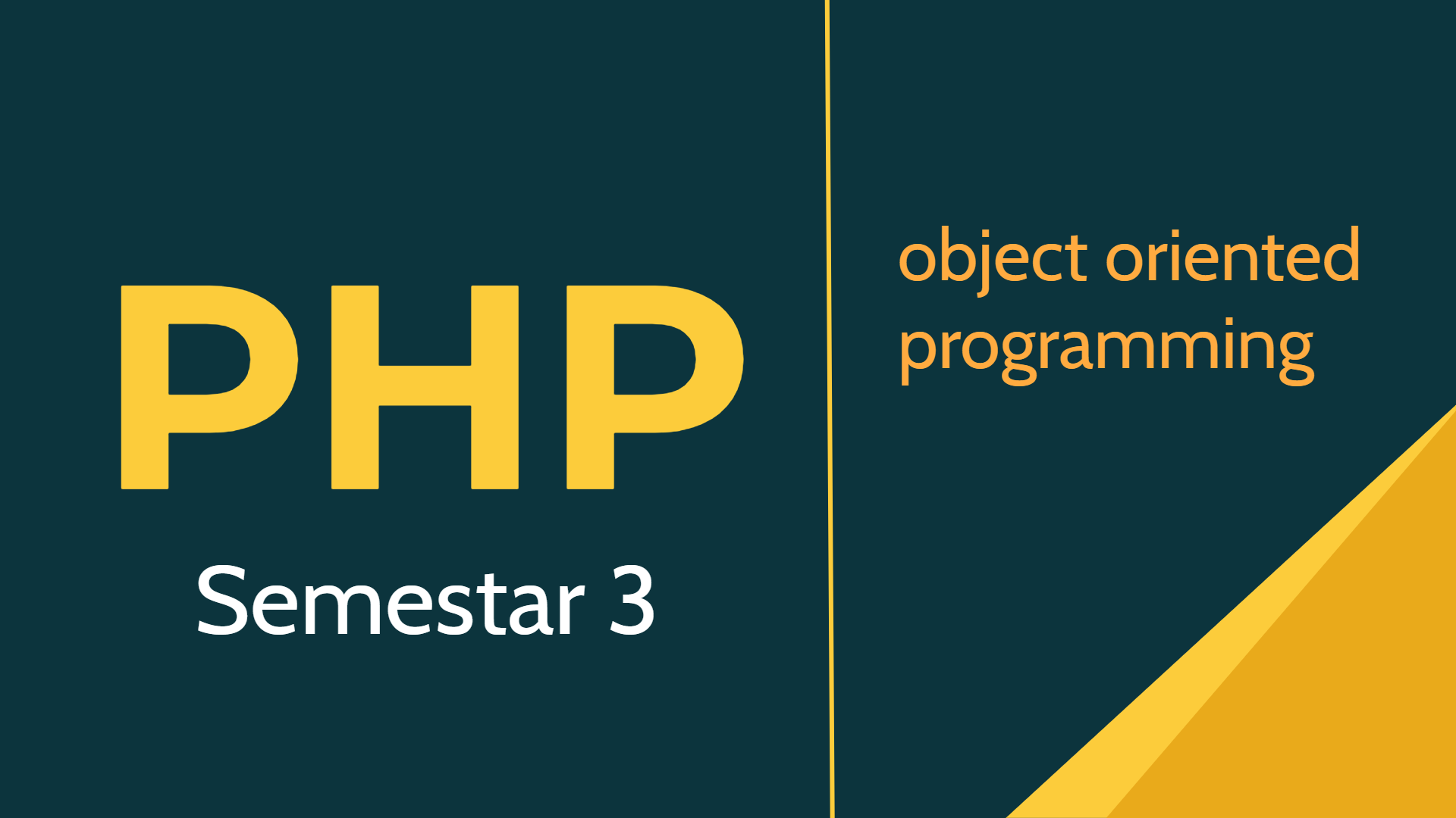 PHP - Semestar 3